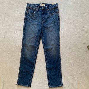NWT - Madewell Stovepipe High Rise in Lenzing Ecovera Denim